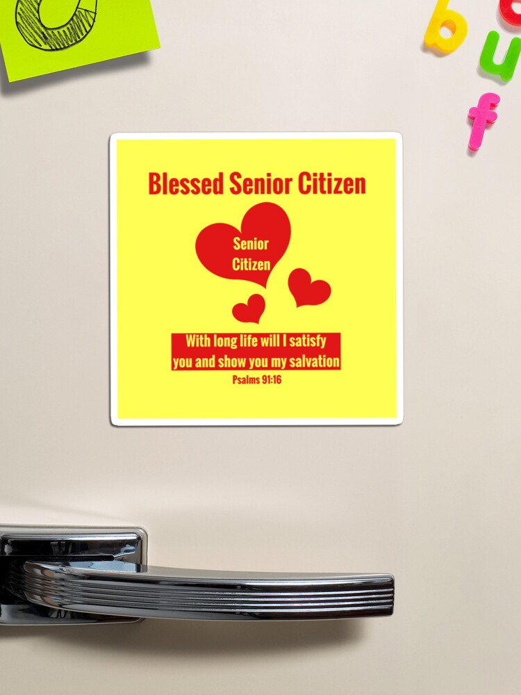 Blessed Senior Citizen: Gifts for Elderly Men & Women Sticker for Sale by  Grandmarr