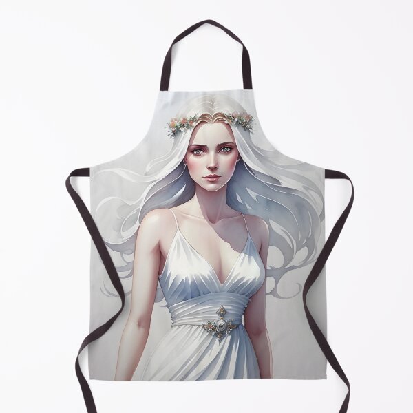 Item preview, Hermosa mujer rubia de hielo en vestido de novia blanco designed and sold by Erika V..