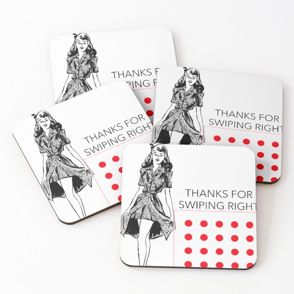 Item preview, Thanks For Swiping Right designed and sold by BestCoolStuff.