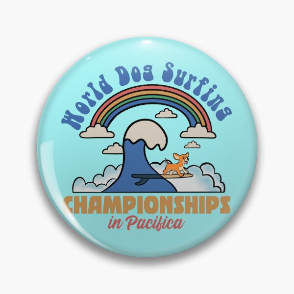 Item preview, i love dog surfing : Pacifica California designed and sold by ImaginarStore.