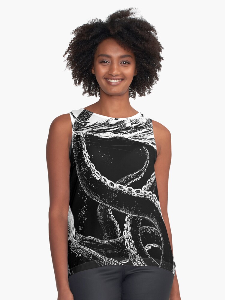 Vista previa del artículo con la obra «Blusa sin mangas», diseñado y vendido por hazytale.