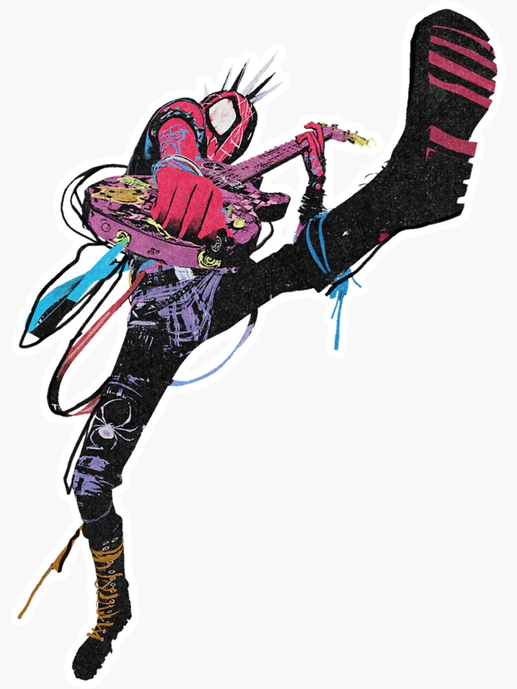 Spider punk, spiderverse, miles morales, spiderpunk, hobie brown, gwen  stacy Art Print for Sale by Kezia-hSingleta