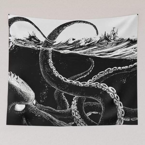 Item preview, Kraken Rules the Sea designed and sold by Nora Surojegin.
