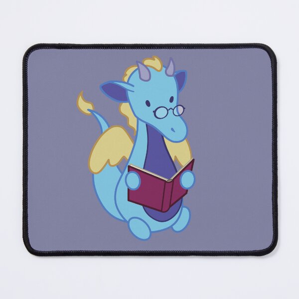 Item preview, Blue reading dragon designed and sold by SoapSuds7.