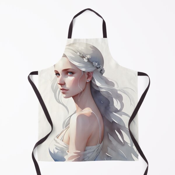 Item preview, Hermosa mujer rubia de hielo con vestido de novia blanco designed and sold by Erika V..