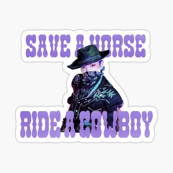 Aperçu de l'œuvre Ateez Save a horse ride a cowboy créée et vendue par brooklex.