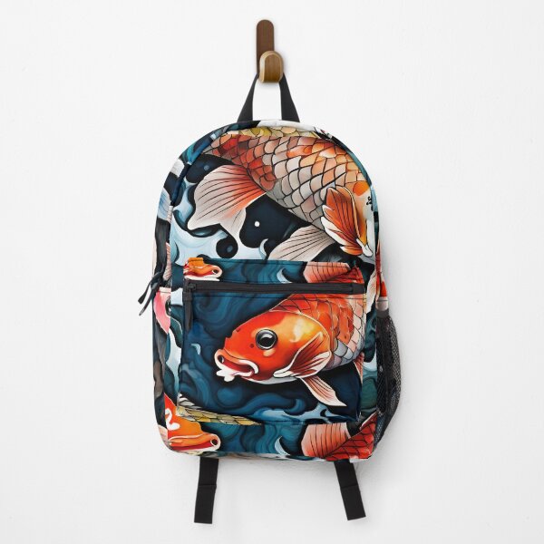 Item preview, Koi Carp Ukiyo-e Drawing Art Print designed and sold by saflimbenly.