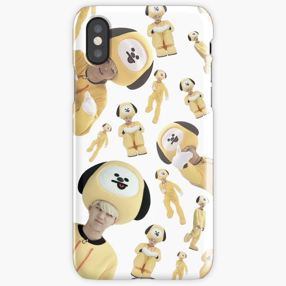  Cute BTS Suga phone Case bt21 Chimmy Costume  From run ep 