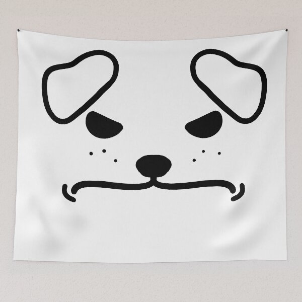 Item preview, cute angry dog designed and sold by Sweetredpepper.