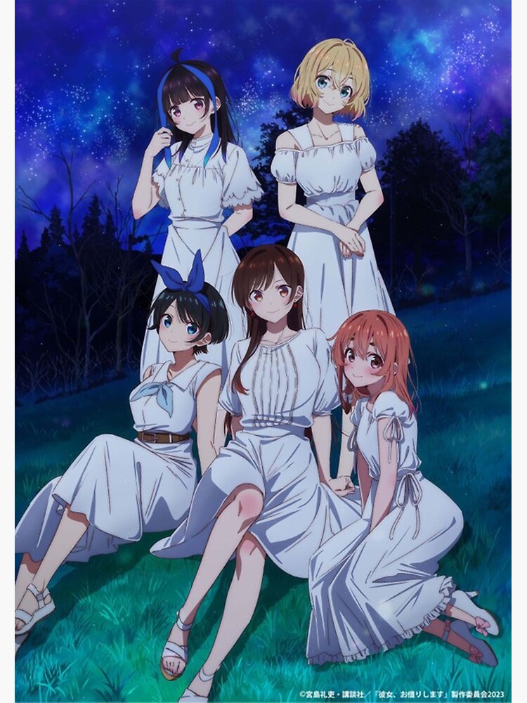 Poster de Rent-A-Girlfriend 3 destaca Ruka