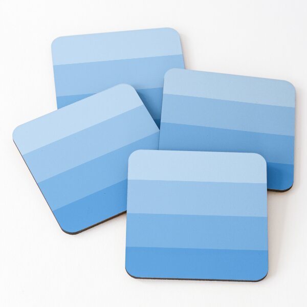 Item preview, Four Shades of Light Blue designed and sold by ShelleyYlstArt.