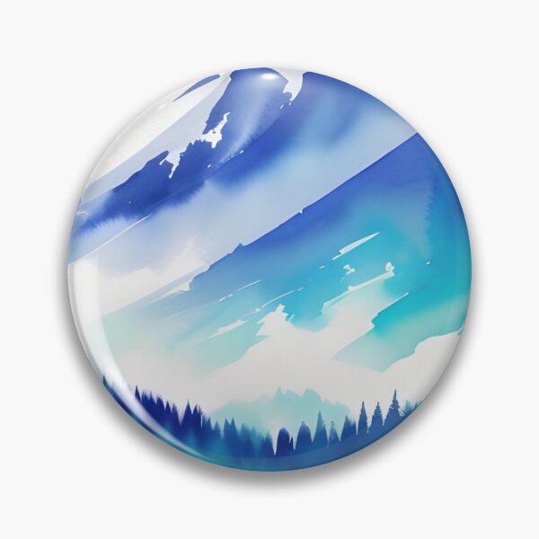 Item preview, Winter Snowcapped Mountain Peaks designed and sold by Erika V..