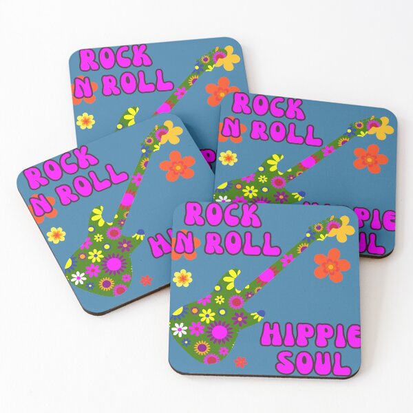Item preview, Rock N Roll, Hippie Soul, Flower Power, Hippie Tee designed and sold by closeddoor.