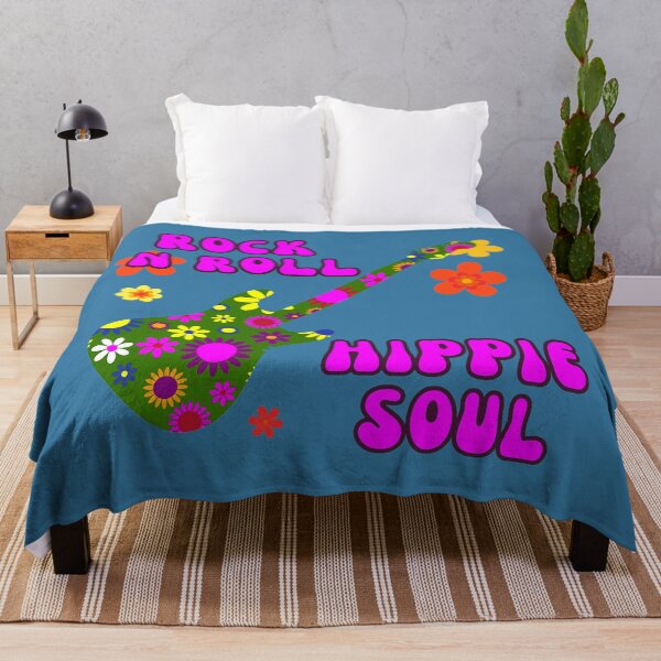 Item preview, Rock N Roll, Hippie Soul, Flower Power, Hippie Tee designed and sold by closeddoor.