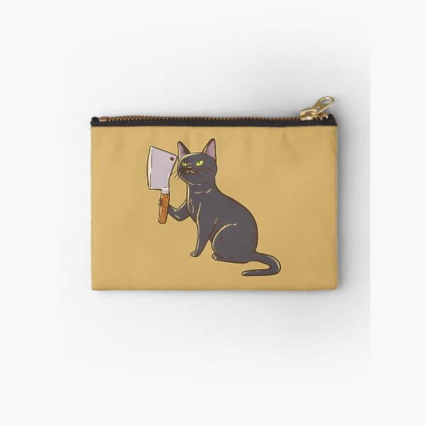 Item preview, Hilarious Angry Cat With Knife   designed and sold by Maria Garcia.
