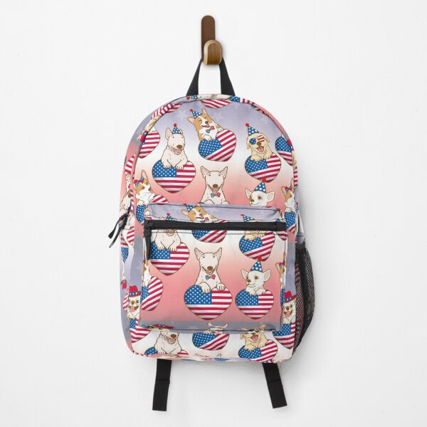 Item preview, American dog pattern - 4th of july dog- independence and dogs designed and sold by Patternrealm.