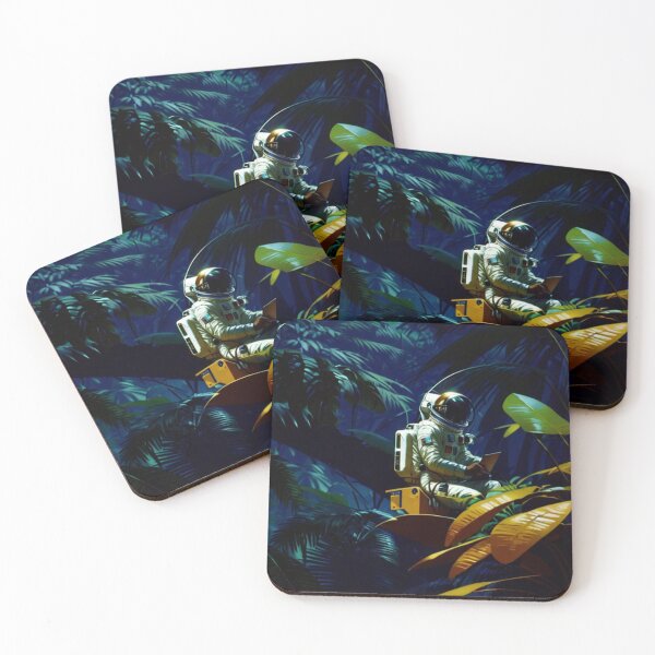 Item preview, Astronaut in a Jungle designed and sold by MarionCerry.