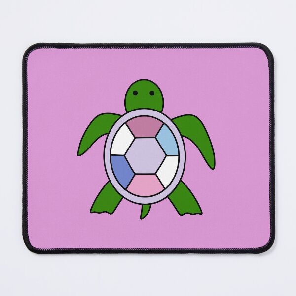Item preview, Bigender flag turtle designed and sold by bookwoof.