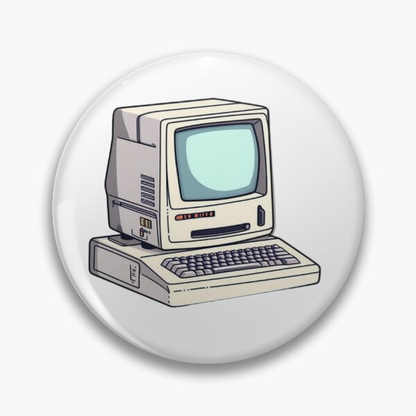 Item preview, Technology Computer Desktop Sticker Throwback 002 designed and sold by PlanetArchive.