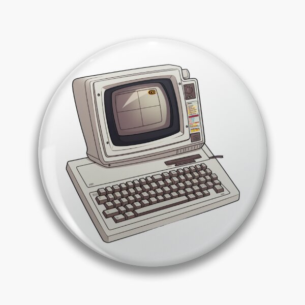 Item preview, Retro Technology Computer Desktop Sticker Throwback 004 designed and sold by PlanetArchive.