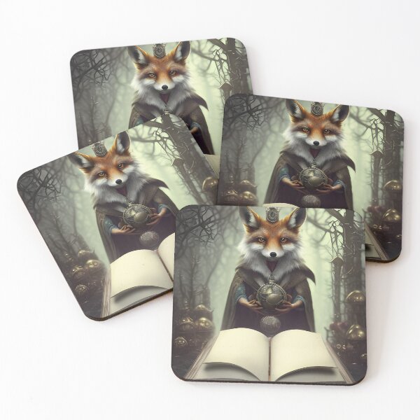 Item preview, A fox wizard  designed and sold by LifeisStickers.