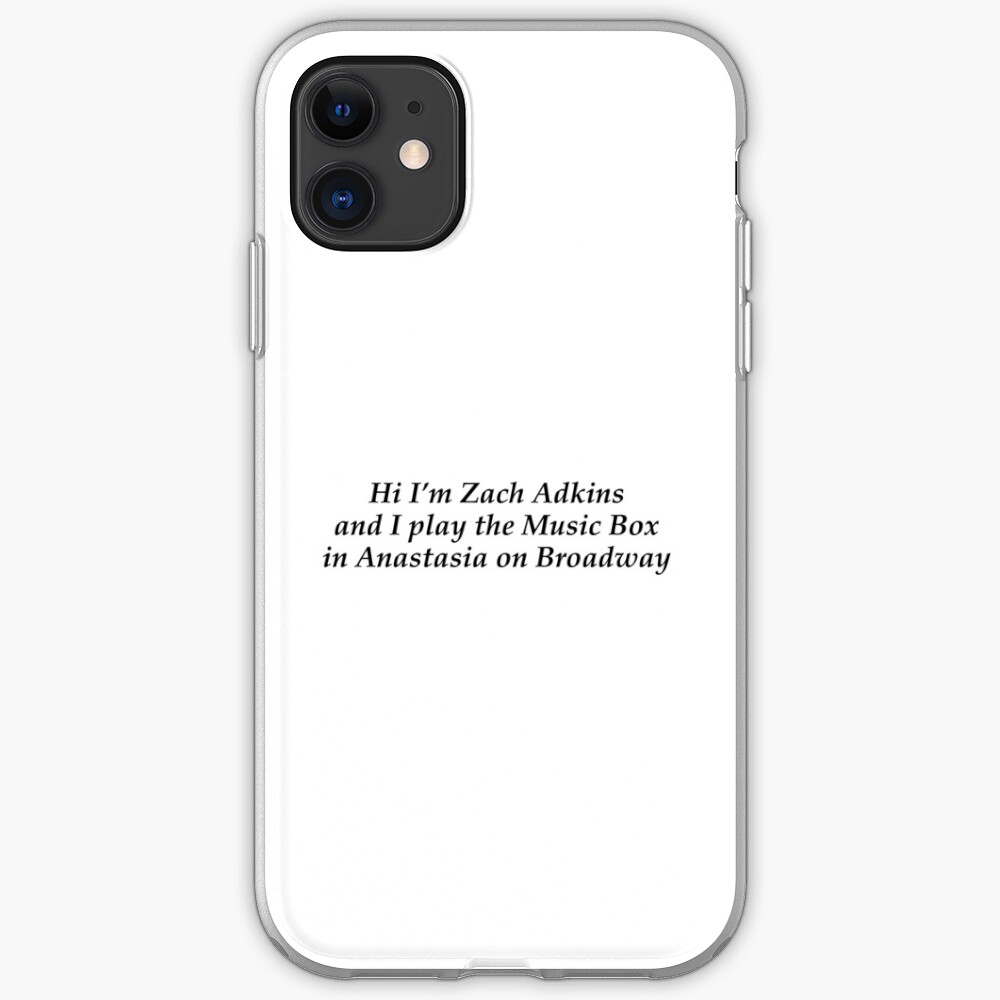 Zach Adkins As Music Box Iphone Case Cover By Inmypetersburg Redbubble