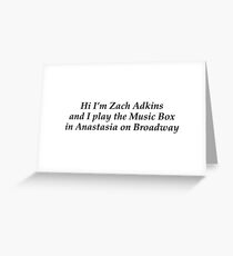 Zach Adkins as Music Box Greeting Card