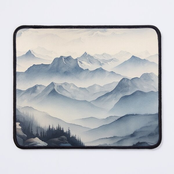 Item preview, calming mountain range designed and sold by alwaysgrounded.