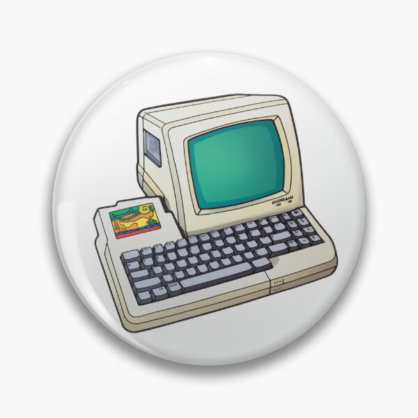 Item preview, 90s Tech Computer Desktop Sticker Throwback 007 designed and sold by PlanetArchive.