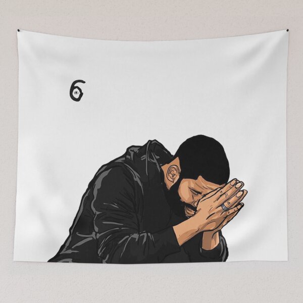 Item preview, Drake 6 God Wall Tapestry designed and sold by livpaigedesigns.