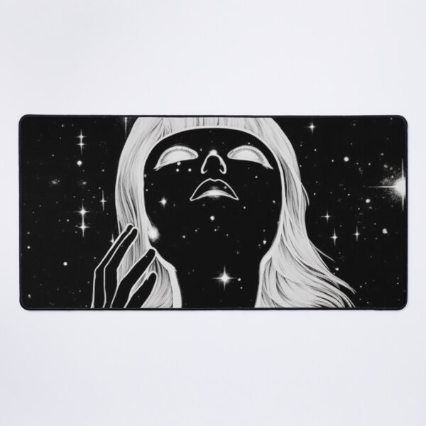 Item preview, A faceless humanoid with a star pattern and nebulas covering her face designed and sold by MarionCerry.