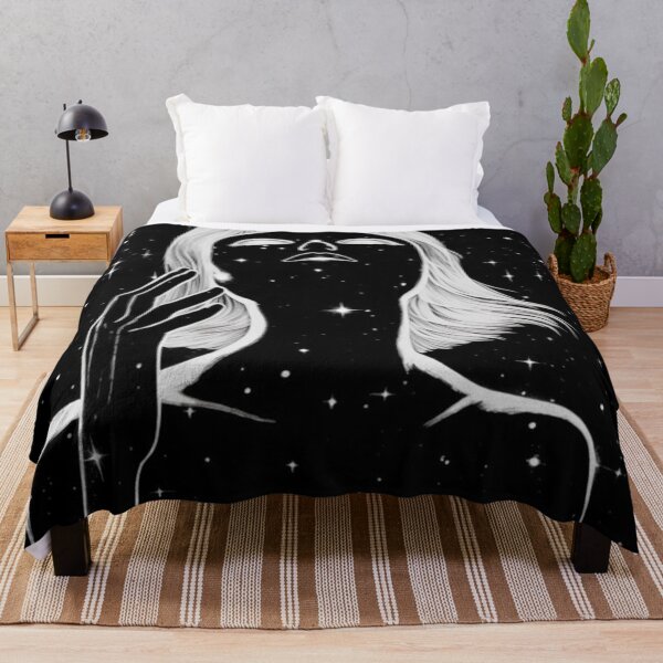 Item preview, A faceless humanoid with a star pattern and nebulas covering her face designed and sold by MarionCerry.