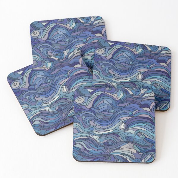 Item preview, Stained Glass Turbulent Waves designed and sold by Bm0n3y88.