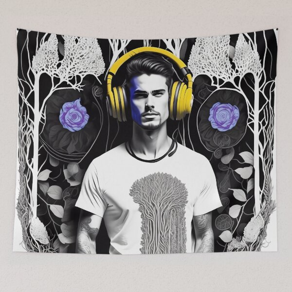 Item preview,  Cosmic Jungle Party 2 designed and sold by Transelasticart.