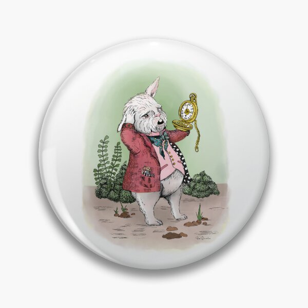Item preview, Alice in Wonderland's White Rabbit is Late designed and sold by ReaDillo.