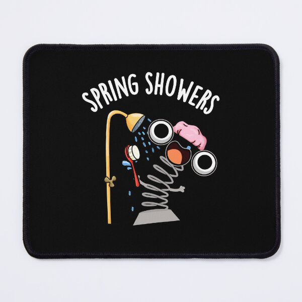 Item preview, Spring Showers Funny Season Puns (Dark BG) designed and sold by punnybone.