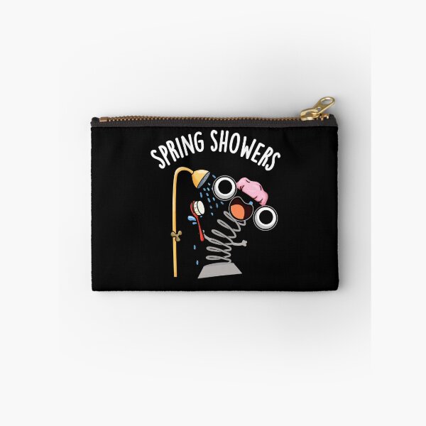 Item preview, Spring Showers Funny Season Puns (Dark BG) designed and sold by punnybone.