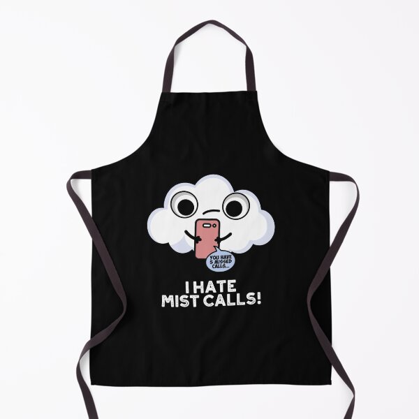 Item preview, I Hate Mist Calls Funny Cloud Puns (Dark BG) designed and sold by punnybone.
