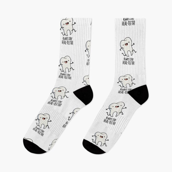 Item preview, Always Stay Heal-teeth Funny Tooth Puns  designed and sold by punnybone.