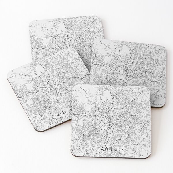 Item preview, Yaounde City Map of Cameroon - Light designed and sold by deMAP.