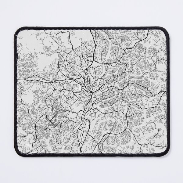 Item preview, Yaounde City Map of Cameroon - Light designed and sold by deMAP.