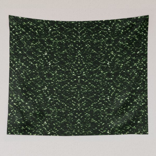 Item preview, Abstract Green Glitter on Black Pattern designed and sold by calibrit.