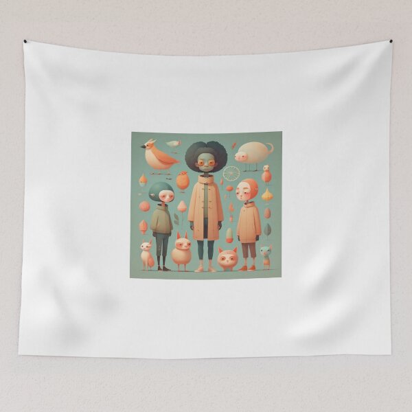 Item preview, Quirky and whimsical character no.6 designed and sold by SpecialForceART.