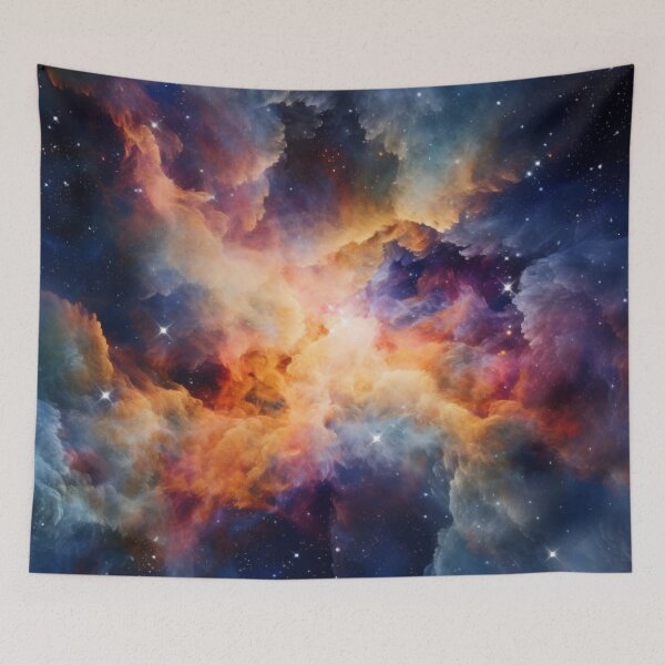 Item preview, Celestial Dreams - Captivating Space Nebula Art Print designed and sold by Dubage603.