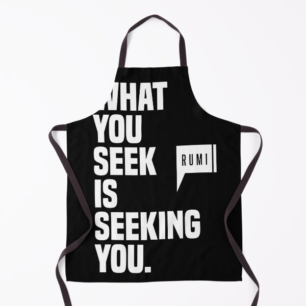 Item preview, What You Seek Is Seeking You - Rumi Quote - Literature - Typography Print 1 - Black designed and sold by Studio Grafiikka.