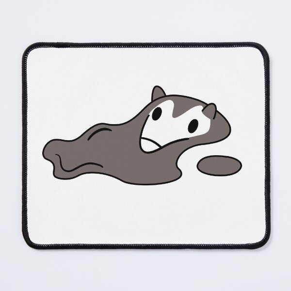 Item preview, Melted opossum in puddle designed and sold by BeastlyBestie.
