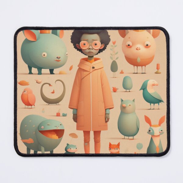 Item preview, Quirky and whimsical character no.8 designed and sold by SpecialForceART.