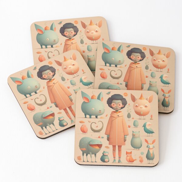 Item preview, Quirky and whimsical character no.8 designed and sold by SpecialForceART.