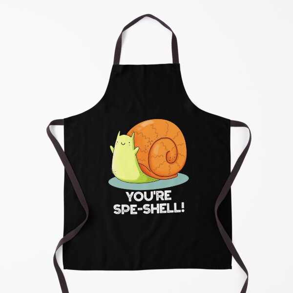Item preview, You're Spe-shell Funny Snail Puns (Dark BG) designed and sold by punnybone.