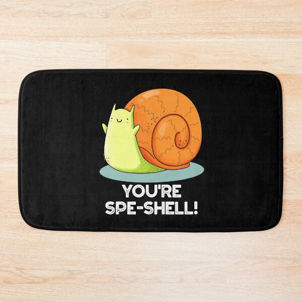 Item preview, You're Spe-shell Funny Snail Puns (Dark BG) designed and sold by punnybone.